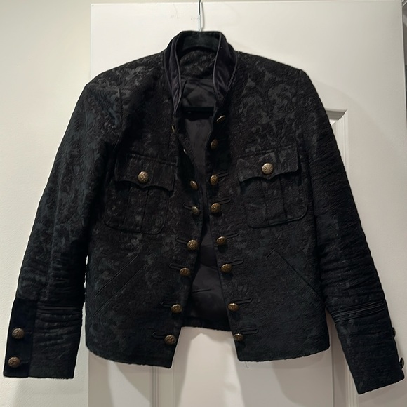 The Kooples jacquard blazer with beautiful button details size Small - Picture 1 of 8